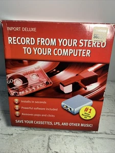 Xitel Inport Deluxe Stereo To PC Recording Kit Cassette LP Other Music Converter - Picture 1 of 10