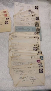 Lot 47 - 1957,58,59 Briefe US Veterans Hospital. Ungesunder Ehemann an Frau.  - Bild 1 von 7