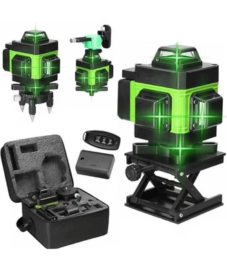 Niveau Laser 4D 360° Vert 16 Lignes avec Trépied, Haute Précision - Photo 1/4