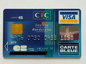 Crédit Industriel et Commercial CIC Bank Credit Card▪️France▪️Exp 2008▪️Chip - Picture 1 of 2