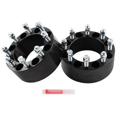 2pcs 9/16"x18 Wheel Spacers 3" 8x6.5 Fits Dodge Ram 2500 Ram 3500 1995-2010 2011 — 第 1/4 张图片