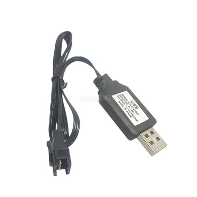 3.7V x2 7.4V2S LiPO USB Charger 1A SM4P Nor Plug for RC Model Toy Car Truck Boat - Image 1 of 4