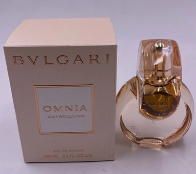 Bvlgari Omnia Crystalline 3,4 OZ 100 ml Eau De Parfum Spray para Mujer Nuevo Foto 1 de 3