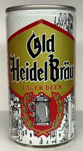 Old Heidel Brau 12 oz. Drawn Steel Beer Can - Picture 1 of 6