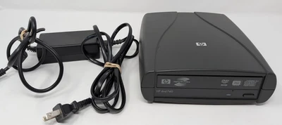 HP DVD-740 External DVD CD RW Writer with LightScribe TESTED WORKING W/Cables - Image 1 of 4