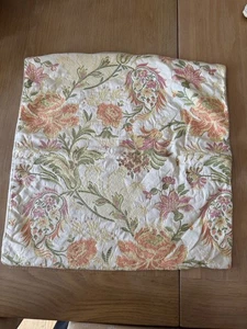 Hand Made Cushion Cover 16 1/2” Square approx. Zip Fastening Jacquard Fabric - Picture 1 of 2
