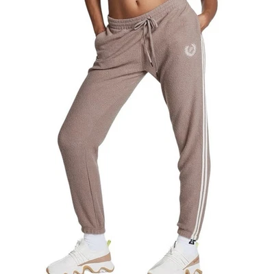 Calça de moletom jogger de lã rosa Victoria's Secret tamanho grande café gelado reverso - Imagem 1 de 4