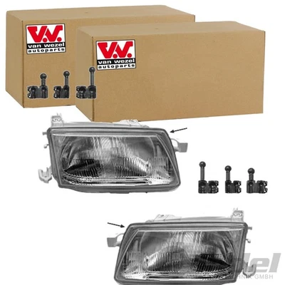 2x VAN WEZEL H4 SCHEINWERFER SET LINKS+RECHTS passend für OPEL ASTRA - Bild 1 von 4