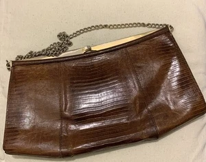 Vintage Crocodile / Alligator Skin Handbag In Great Condition - Picture 1 of 9