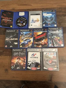 10 X  Sony Playstation 2 Spiele Sammlung Konvolut - PS2 Spiele mit OVP + Memory - Bild 1 von 4