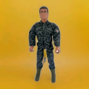 Vintage Action man 1993 Blue Pants Air force Black Camouflage With Boots Hasbro. - Picture 1 of 23