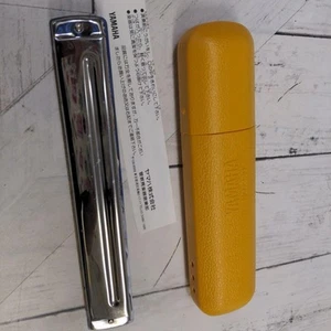 Yamaha Harmonica Standard Size Yellow Used Musical Wind Instrument - Picture 1 of 1