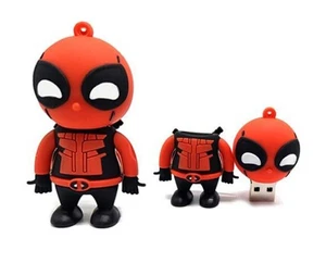 Clé USB 2.0 3.0 16 Go 32 Go 64 Go 128 Go Deadpool Super Hero livraison aux États-Unis - Photo 1/1