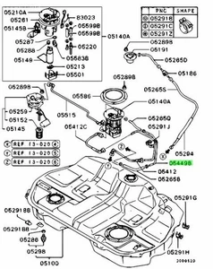 Pipe, Fuel Line For: Mitsubishi Lancer Evo 7 8 9 CT9A - Picture 1 of 1