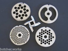 #12 Kit 5 pc. Meat Grinder Sausage Maker Plates Knife