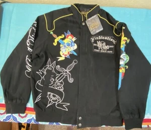 Vintage Raw Blue Vindication Jeans Jacket Size Adult M NWT Full Zip, 3 button - Picture 1 of 13