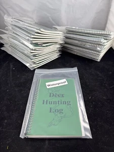 Waterproof Deer Hunting Log Book White-tailed And Mule Deer, Elk, Caribou, Moose - Picture 1 of 8