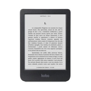 Lettore E-book 6" E Ink Carta 16 GB Wi-Fi Nero Clara BW N365-KU-BK-K-EP Kobo - Foto 1 di 6