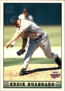 1999 (TWINS) Pacific Crown Collection Platinum Blue #160 Eddie Guardado