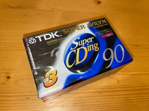 3x Pack Cassette SCD-90EA3 TDK SUPER AVILYN HIGH POSITION FOR CD 90min - Bild 1 von 3