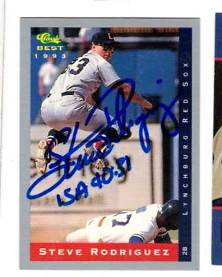 Steve Rodriguez On-Card Autograph Authenticated Out-of-Pack Quality - Image 1 of 2