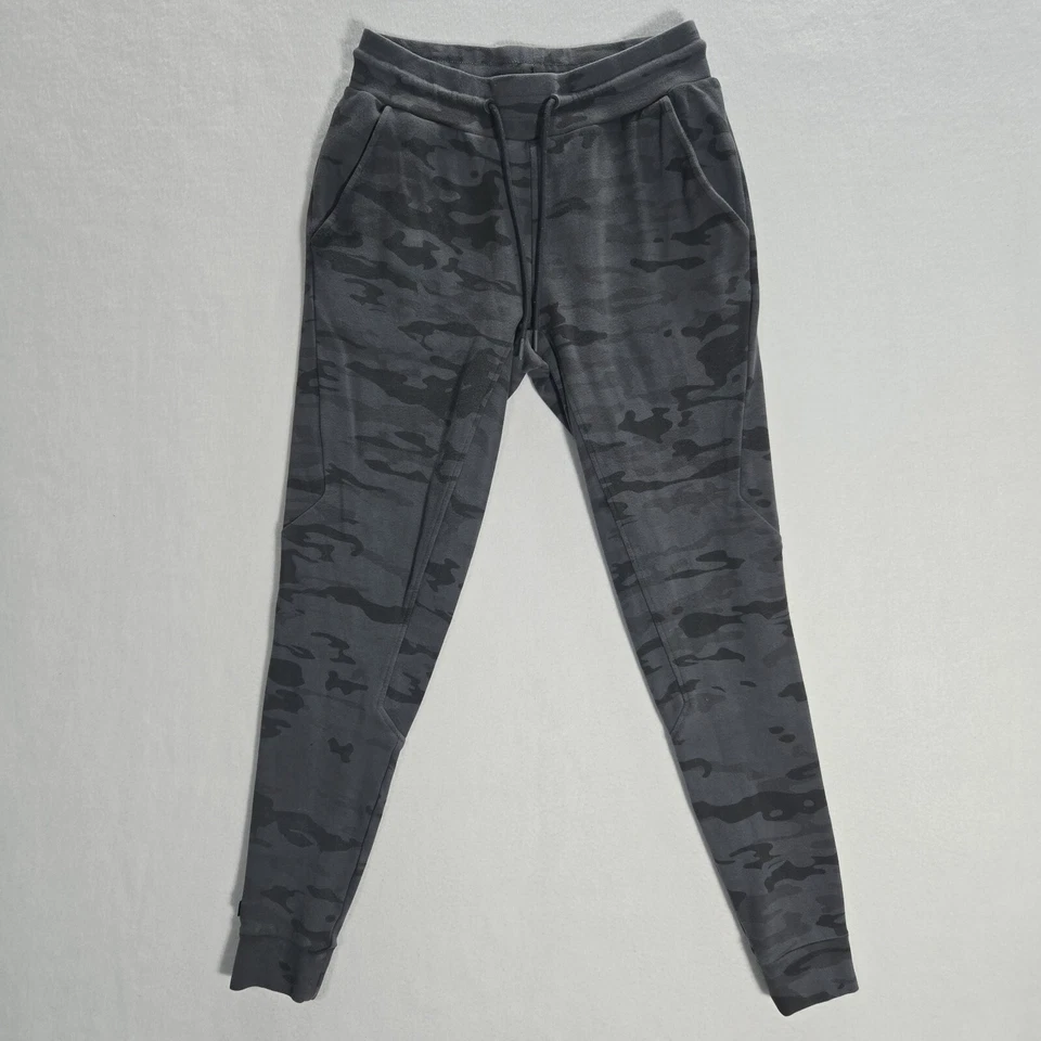 Pantalones de chándal Alphalete talla mediana camuflados para hombre gimnasio deportes bolsillos con cordón cónicos Foto 1 de 4