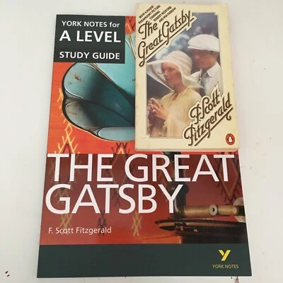 The Great Gastby Book and York Notes Study Guide for A-Level - Image 1 of 4