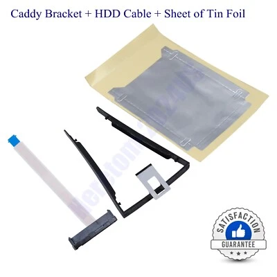 2.5 SSD TRAY Caddy Hard Drive Kit For Lenovo L580 L590 HDD Cable Bracket TinFoil - Image 1 of 4