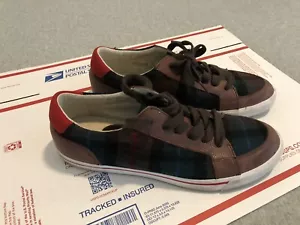Cole Haan Air Newport Shoes Plaid Tweed Mens Size 10 M - Picture 1 of 7