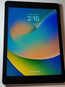 Apple iPad 5th Gen. 32GB A1822 Wi-Fi 9.7in - Space Grey #432F - FREE EARPHONE - Picture 1 of 7