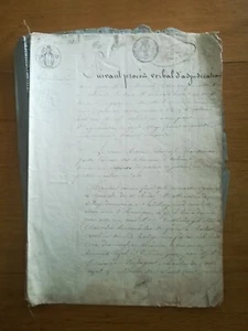 22 mars 1823 Acte notarié Orléans - Adjudication - Chantereau - 6 pages - Imagen 1 de 2