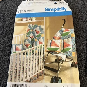 Simplicity Sewing Pattern 3844 Baby Nursery Items Uncut FF - Picture 1 of 5