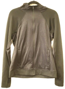 The North Face Women's Size Large Fleece Lined Hoodie Sweatshirt Jacket Black - Picture 1 of 7