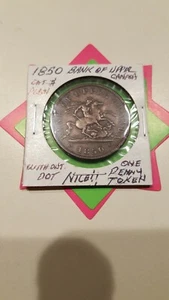 1850 Bank Of Upper Canada, One Penny. - Picture 1 of 5