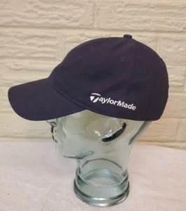 TaylorMade Unisex Adjustable Navy Blue 100% Cotton Relaxed Golf Cap - Picture 1 of 8