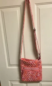Vera Bradley Hope Toile Pink Hipster Crossbody EUC - Picture 1 of 4