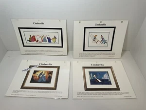 Menge 4 Disney Cinderella laminiert Cel/Sericel/Maquette Promo Mappe Seite - Bild 1 von 6