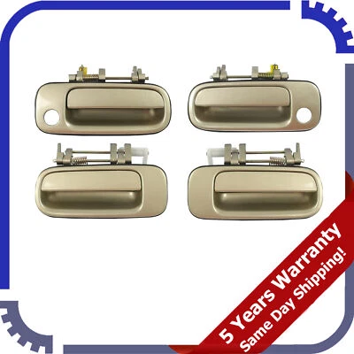 For Toyota Camry Beige 4M9 1992-1996 Front & Rear Outside Outer Door Handle 4PCS - Image 1 of 4