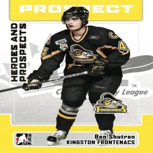 Ben Shutron (Kingston Frontenacs) 2007 In The Game Prospects Card - Number 184 - Imagen 1 de 2