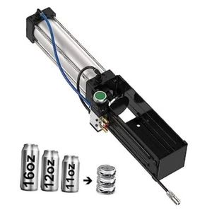 Pneumatic Can Crusher, Heavy-Duty Smasher for Aluminum Seltzer, Soda, 8 - 16 OZ - Picture 1 of 7