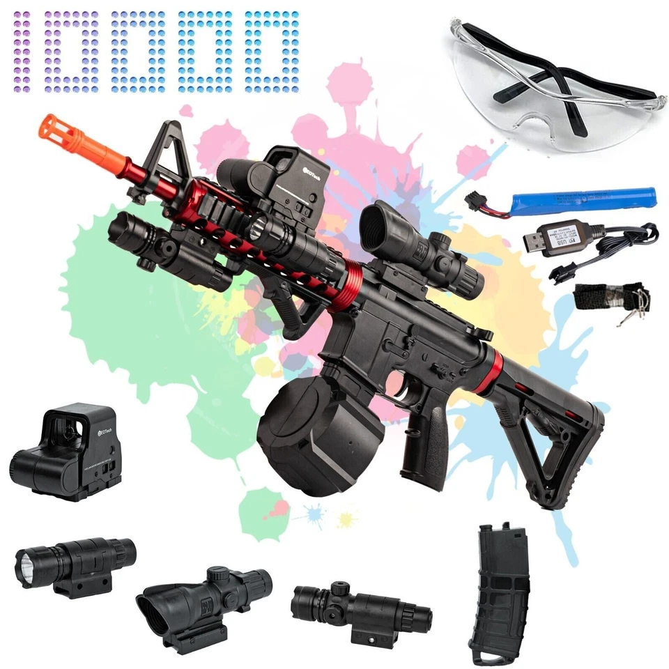 Juguete salpicaduras eléctricas M416 modo doble gel blaster - juegos al aire libre edad 12+ Foto 1 de 4