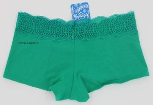 Nuevo con etiquetas Free People OB538380 ""Medallón"" algodón con pantalones cortos de encaje, Kelly Green, XS - Imagen 1 de 4