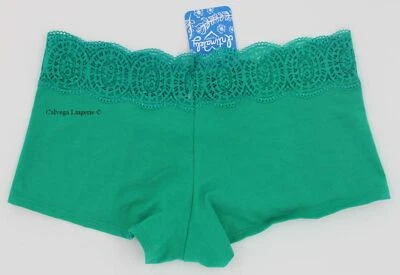  Pantalones Cortos Free People OB538380 "Medallion" Algodón con Encaje, Verde Kelly, XS Nuevo con Etiquetas Foto 1 de 4