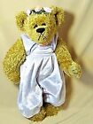 Ty Stuffed Bear - Jointed Girl Bear with Lilac Colored Jumper & Rose Headband