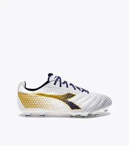Diadora Brasil Elite GR LT LP12 Men's 7 White Firm Ground Football Boots TF3958 - Picture 1 of 12