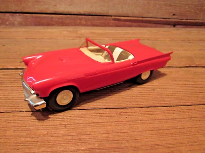 Vintage AMT 1957 Ford Thunderbird Sport Coupe Red Friction Promo Model - PARTS! - Image 1 of 4