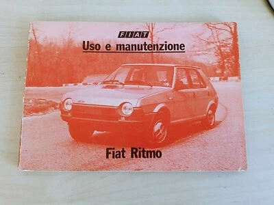 FIAT RITMO uso e manutenzione 85S 75 65 60 CL L 3 5 PORTE 1981 - Immagine 1 di 4