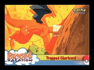 🦉 1999 Pokemon Pikachu's Vacation 51 Trapped Charizard Black Logo - Picture 1 of 3