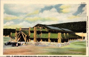 Yellowstone National Park WY Geyser Water Swimming Pool Old Faithful Wyoming - Picture 1 of 2