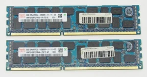 Hynix 16GB(2x8GB) HMT31GR7CFR4A-PB PC3L-12800R 1600MHz DDR3 ECC Server Memory - Picture 1 of 2